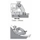 pied pose-biais réglable de 5 à 20 mm pour tous les modèles Janome.