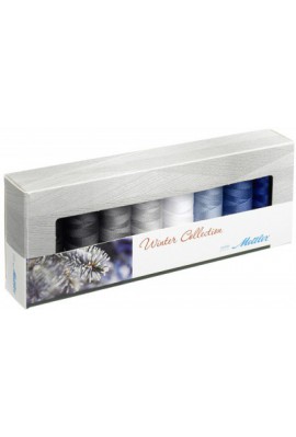 Coffret 8 fils à coudre polyester 200m Winter Mettler ® 8 coloris