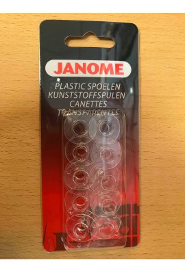 Lot de 10 canettes pour machines à coudre ELNA et JANOME