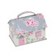 Coffret maison motifs Fleurs Roses