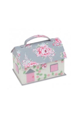 Coffret maison motifs Fleurs Roses