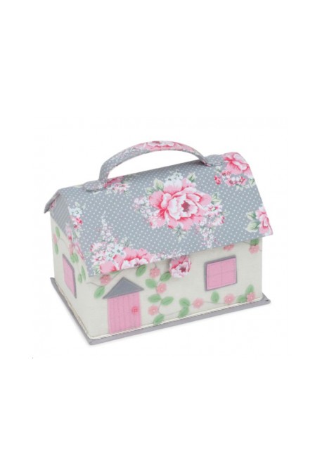 Coffret maison motifs Fleurs Roses