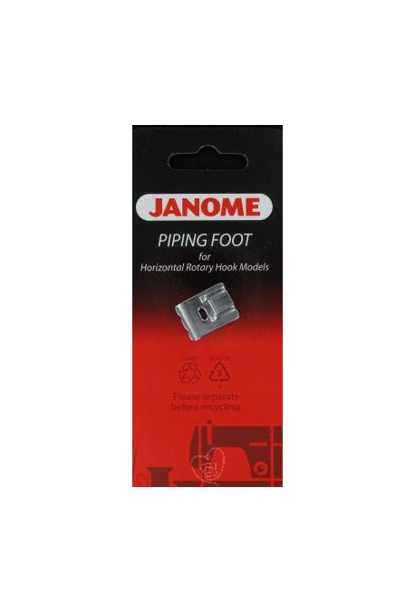 Pied I double passepoil 9mm JANOME et ELNA