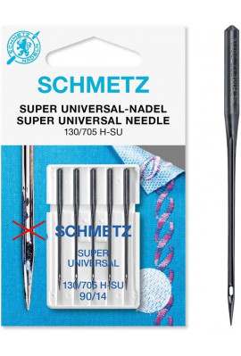 Aiguilles super universal Schmetz N° 90