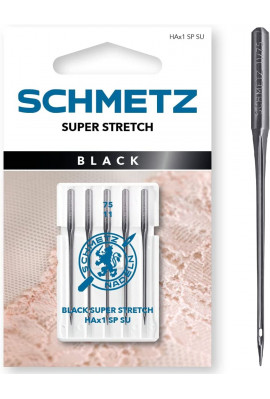Aiguilles super stretch Black Schmetz N°75