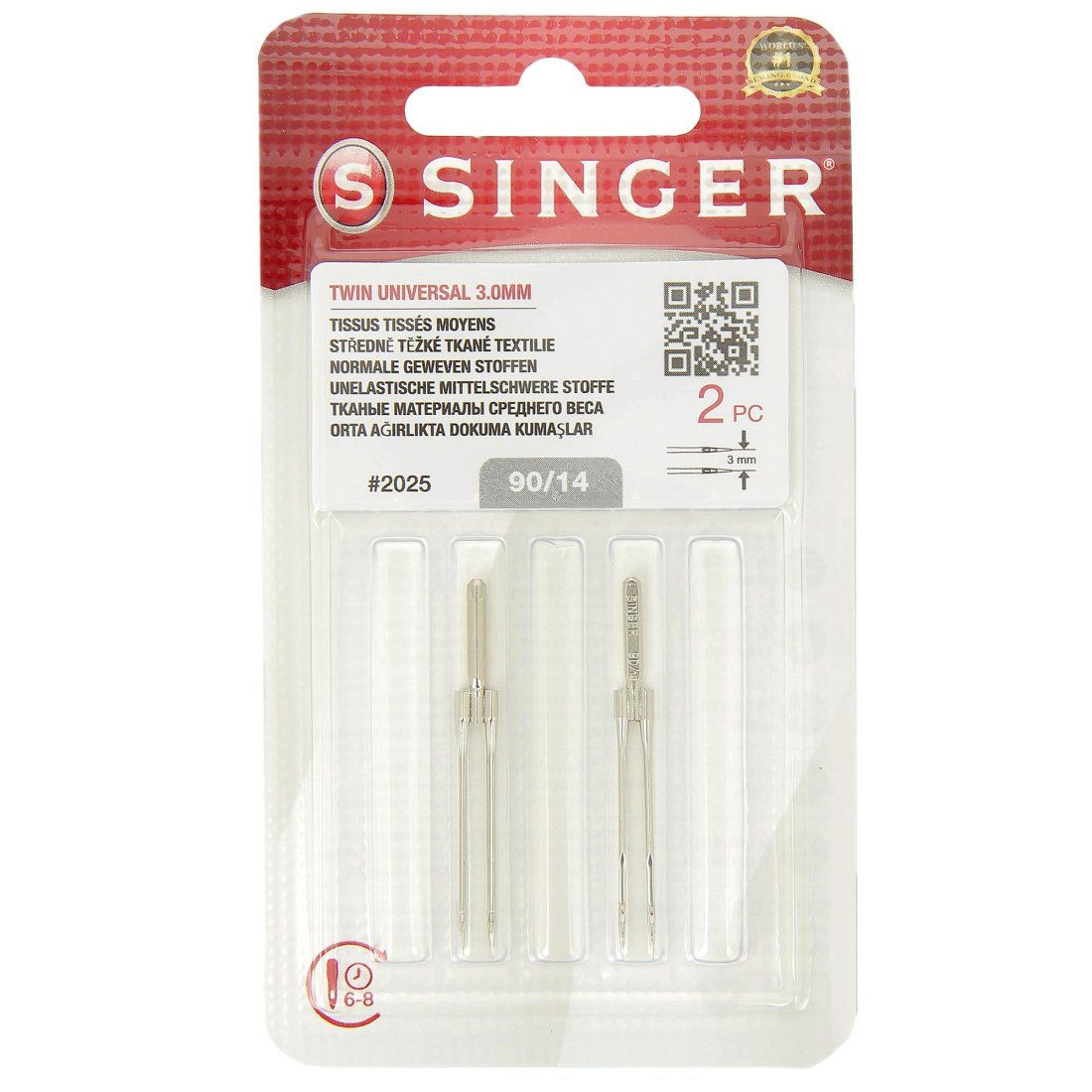 Lot De 20 Aiguilles Titane Pour Machine à Coudre - Tige Plate, Taille 14/90, Compatibles Singer, Janome Et Autres