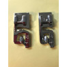 Lot pied ourleur Janome Elna Bernette 4 et 6 mm