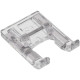 JANOME / ELNA Pied F2 ouvert points satin (transparent) 9mm